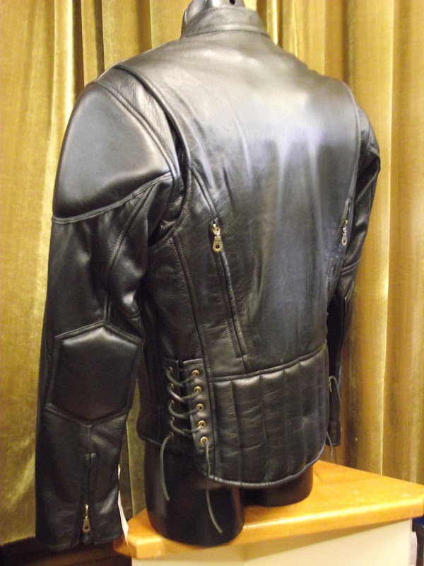 Imported leather bike jacket