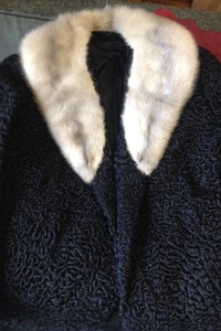 Fur coat repair (after)    